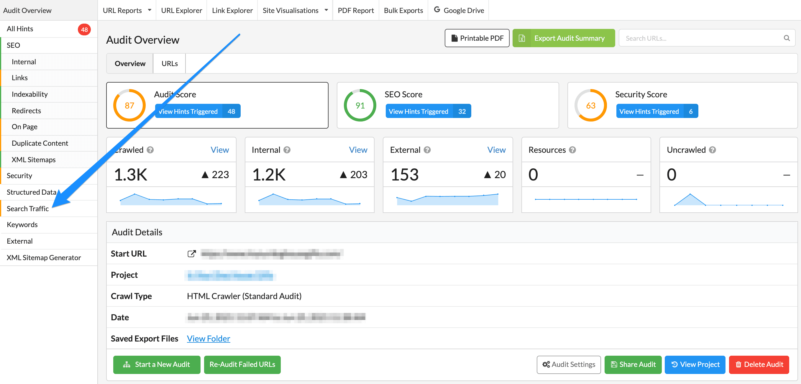 Sitebulb Audit